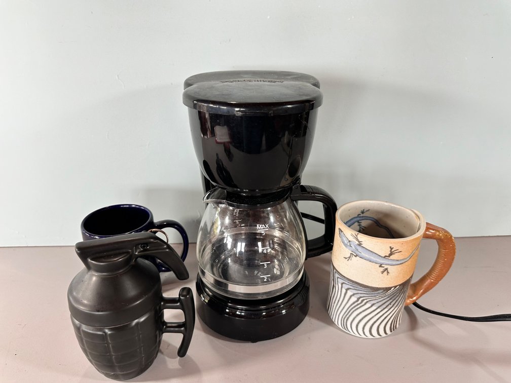 Coffee Maker and Mug Collection