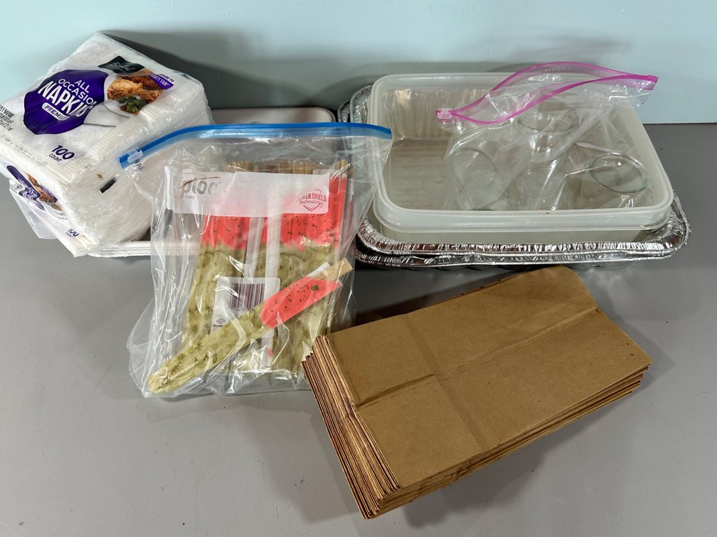 Disposable Items Picnic Type Items