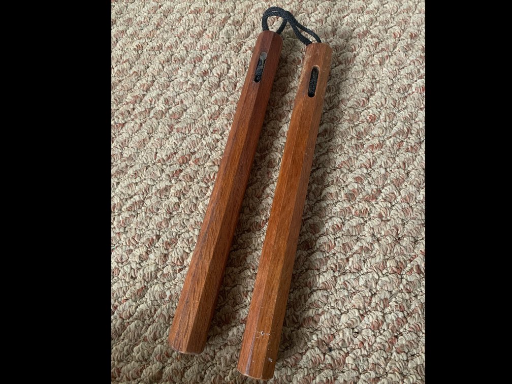 Vintage Wooden Nunchuks