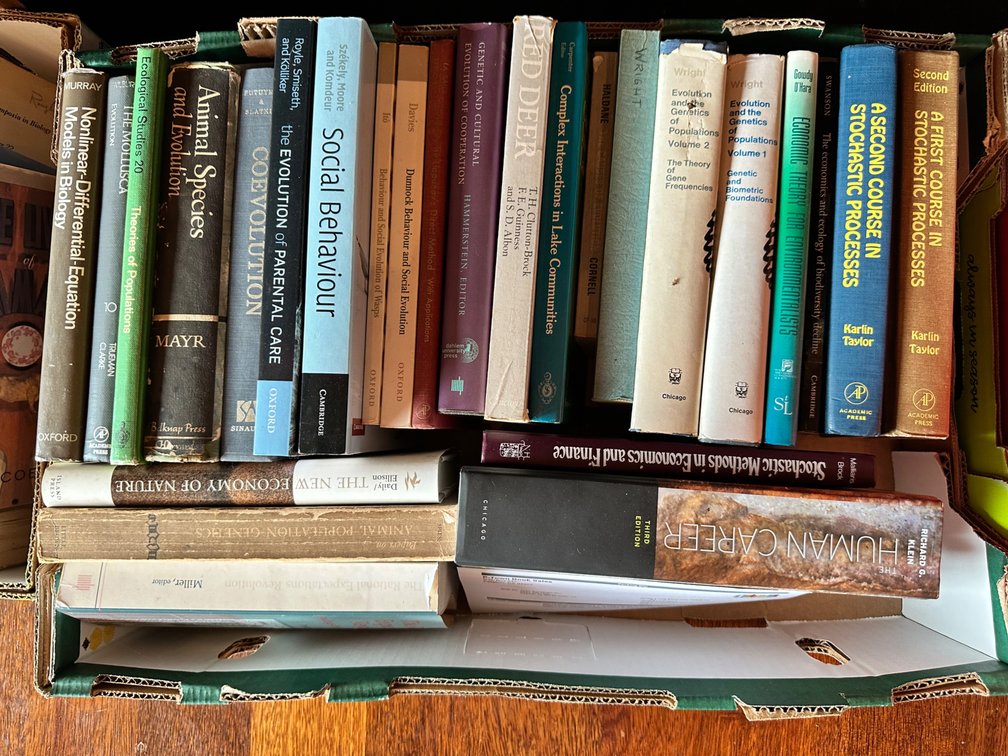 Collection of Evolution, Ecology, and Economics Books