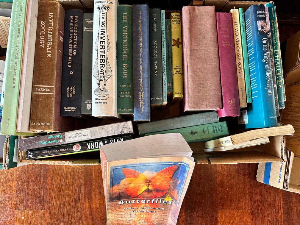 Collection of Zoology, Biology, and Ecology Books