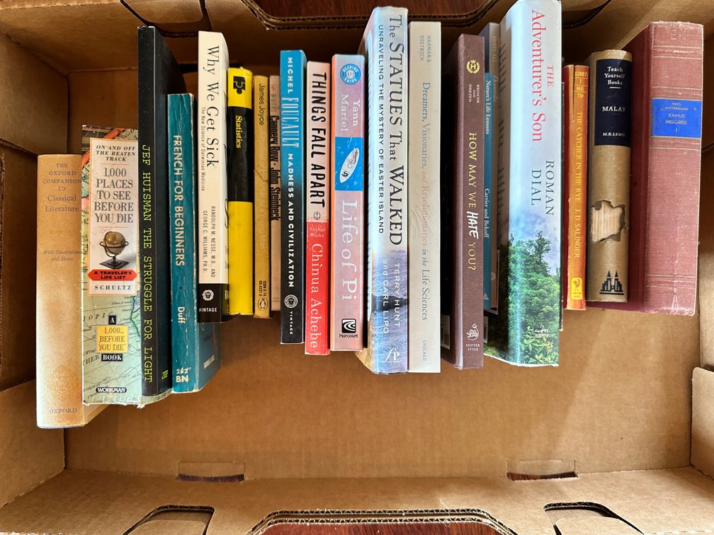 Collection of Literature, History, and Self-Help Books