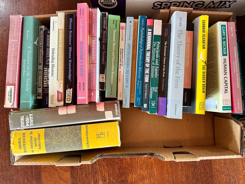 Collection of Behavioral Science, Economics, and Social Theory Books