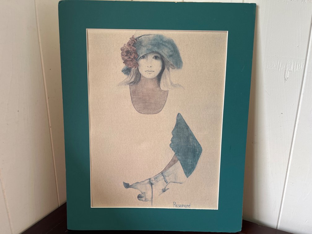 Rosamond 80s 90s Fashion Print