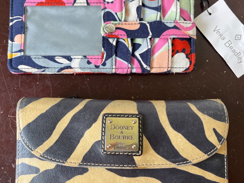 Dooney and Vera Bradley Wallet