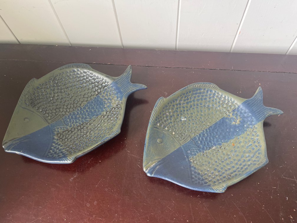 Vintage Fish Plates