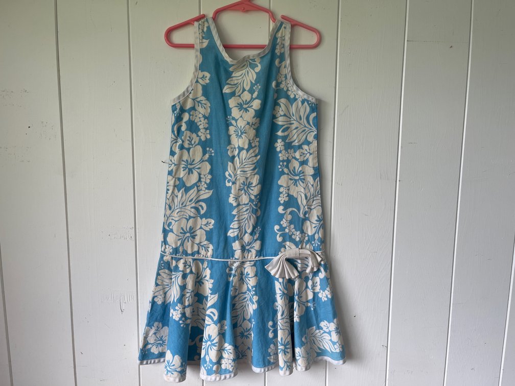 Vintage Girls Hawaiian Dress
