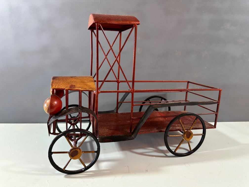 Decorative Vintage Style Red Vehicle