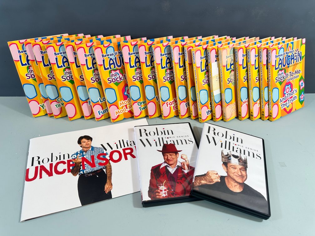 Robin Williams DVD Collection and Rowan & Martin's Laugh-In Series Bundle