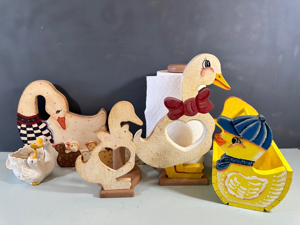 Charming Collection of Whimsical Duck-Themed Decorative Items