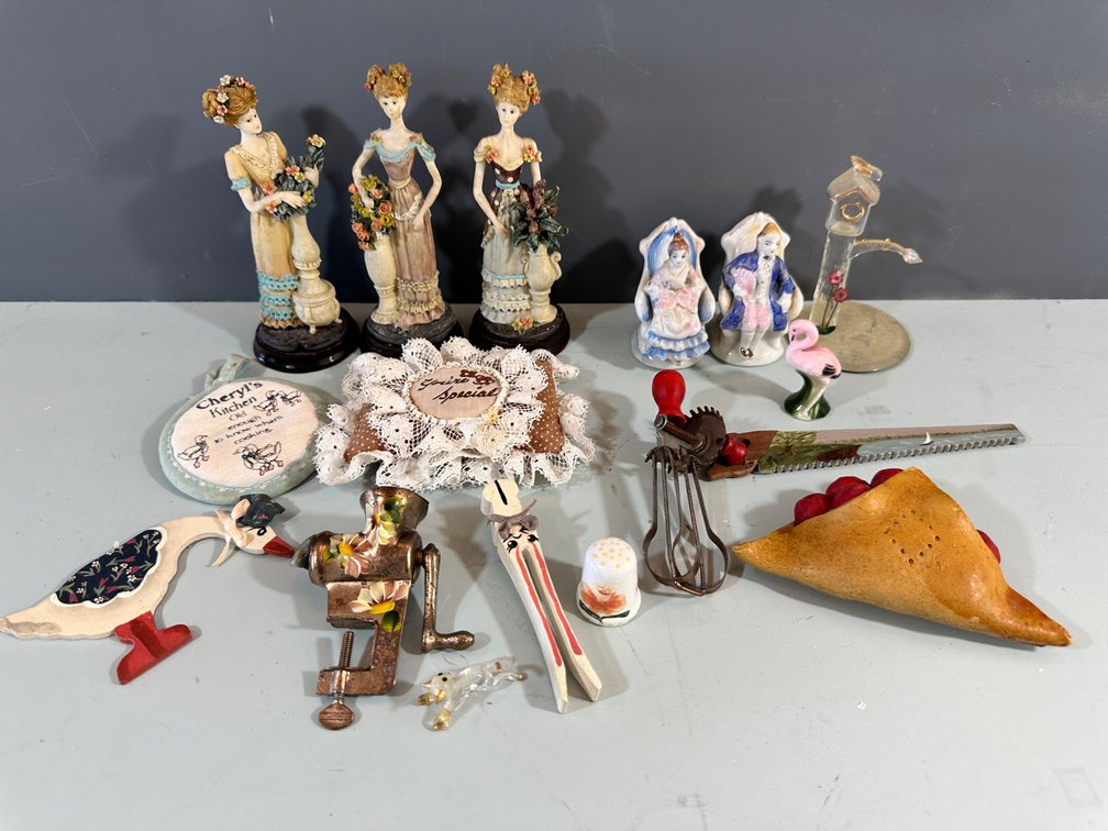 Charming Collection of Vintage Figurines and Kitchen Collectibles