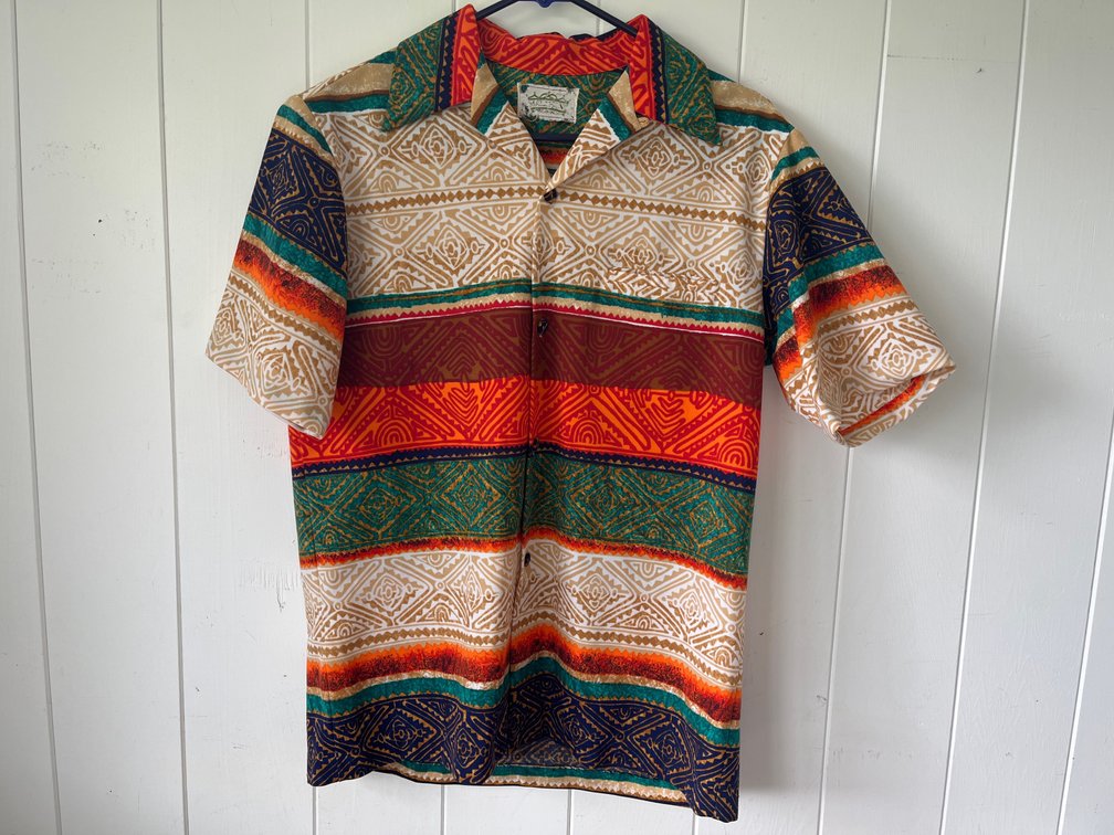 Vintage Malahini Shirt Stripe