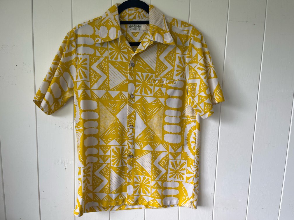 Vintage Yellow Malahini Shirt