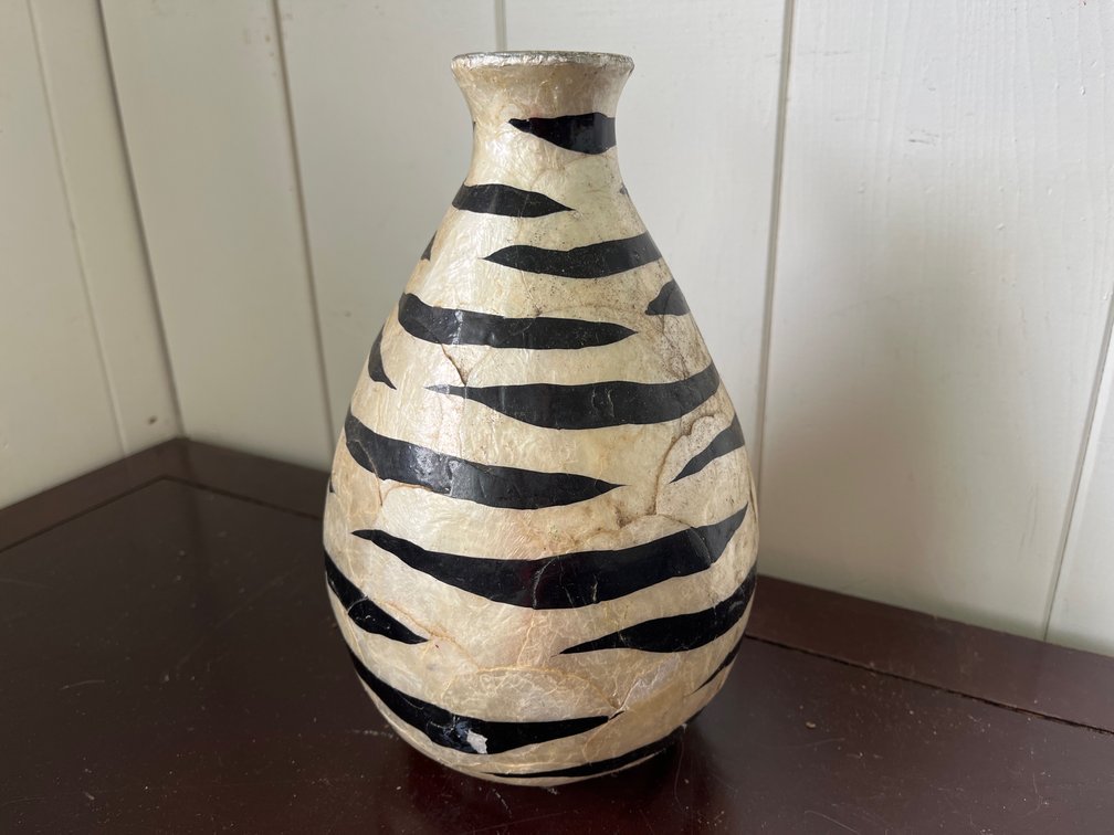 Zebra Vase