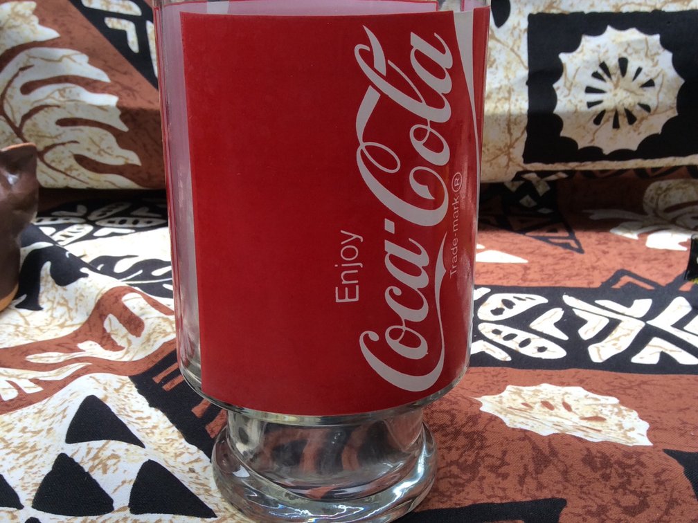 Vintage Coca Cola glass cup 