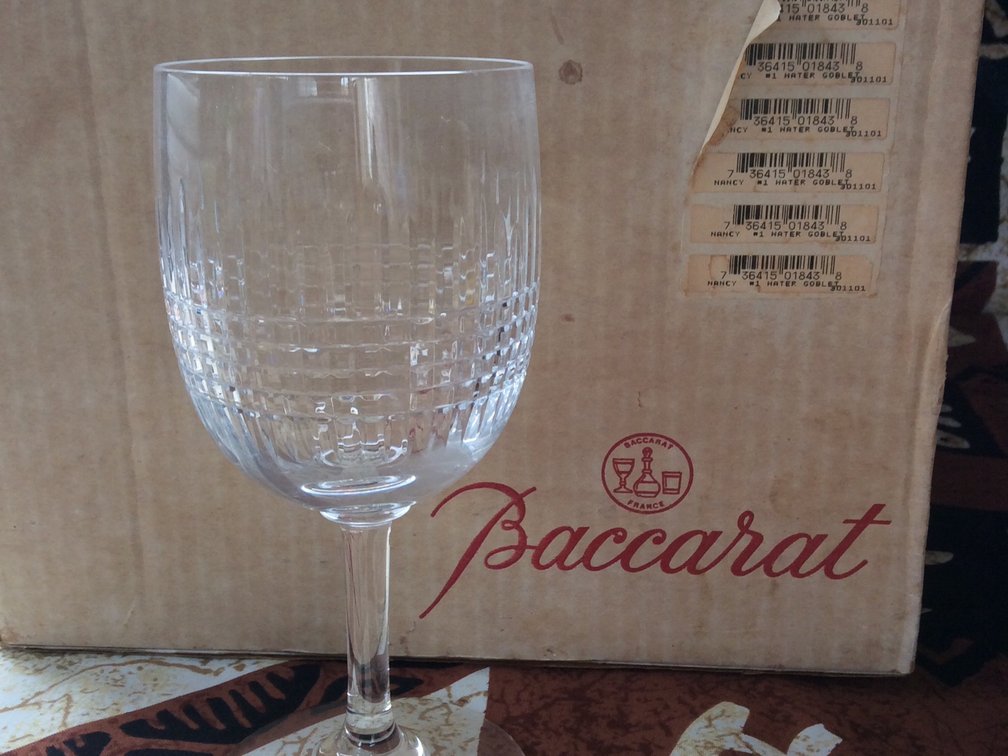 Baccarat france Nancy #1 water goblet 