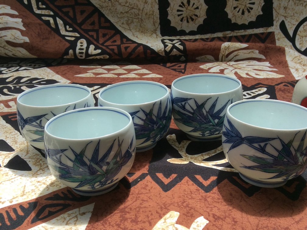 5 piece little cups Japan 