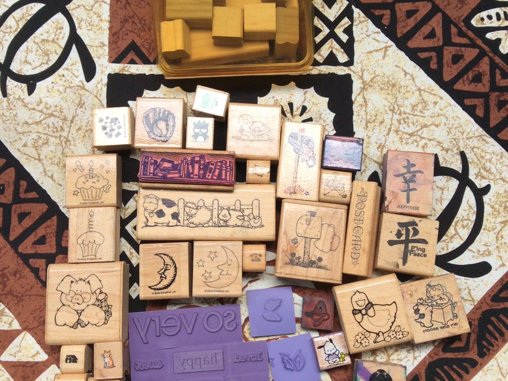 Mixed stamps and blanks