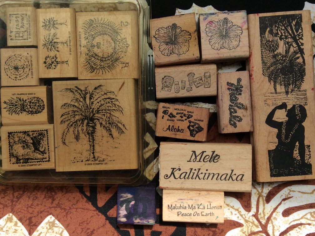 Hawaii themed stamps 