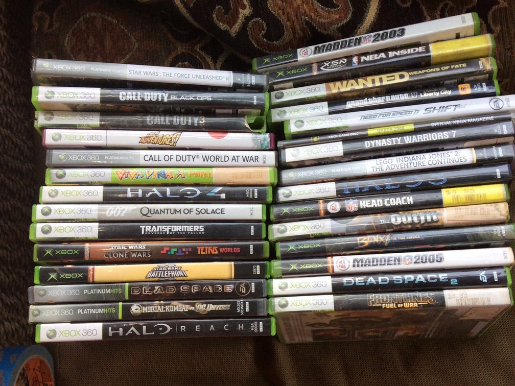 Xbox and Xbox 360game lot 37