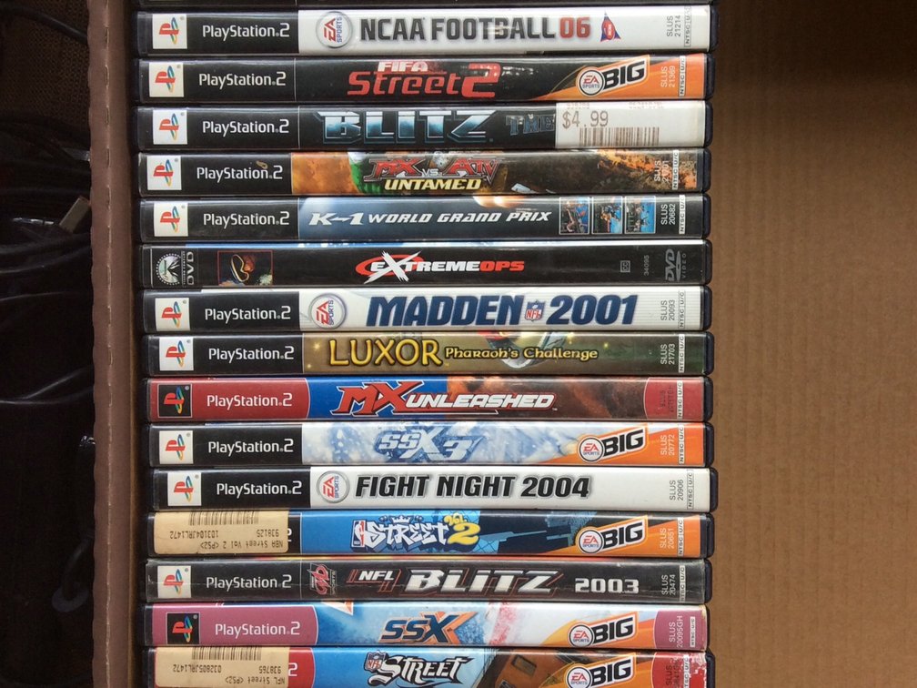 Ps2 sports lot games 