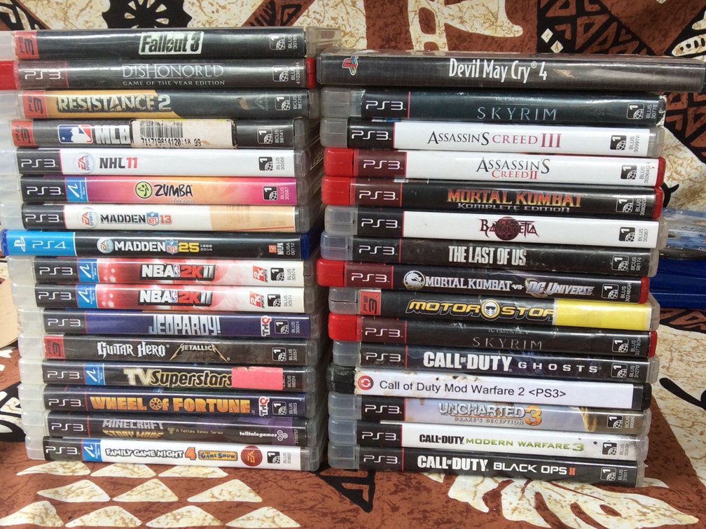 PS3 games lot