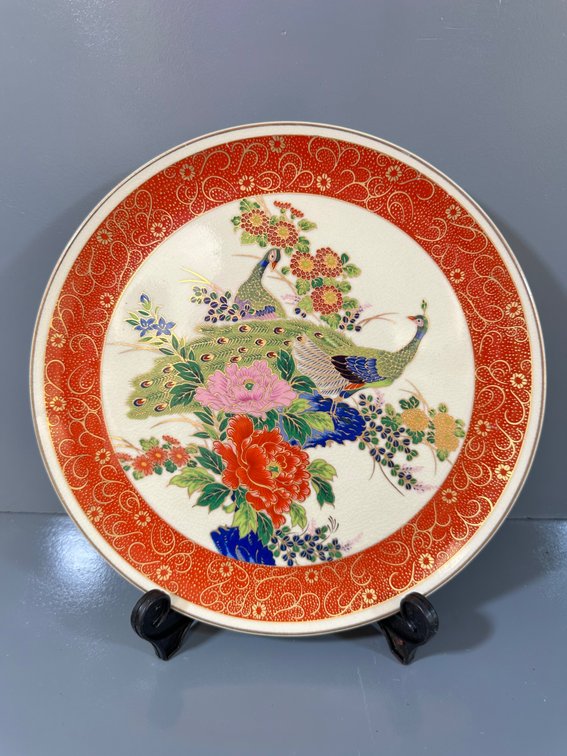 Stunning Satsuma Japan Decorative Plate - Exquisite Asian Art