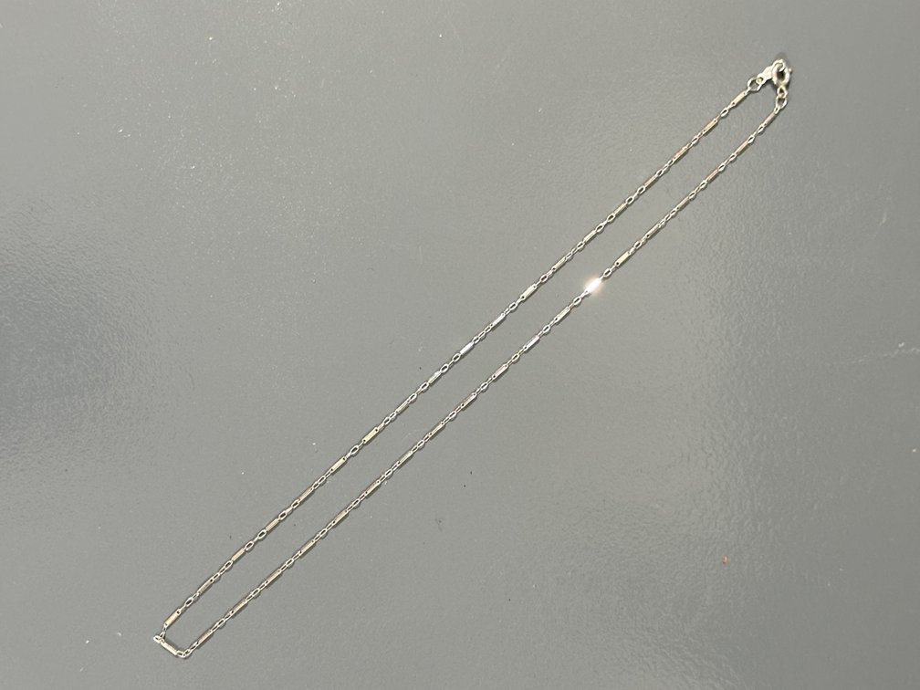 Delicate Silver-toned Chain Necklace