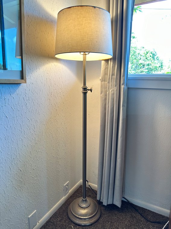 Floor Lamp - Rustic Charm with Patina