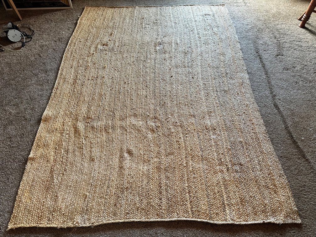 nuLOOM Natura Handwoven Jute Rug - Approx. 108" x 77"
