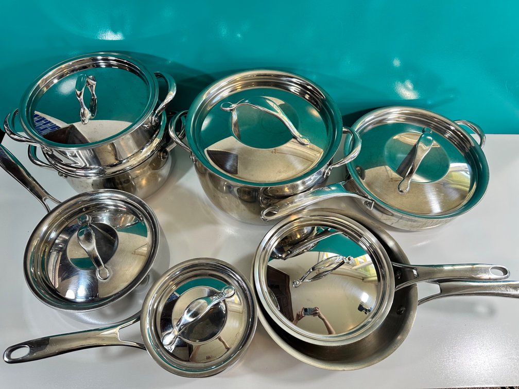 Premium Stainless Steel Cookware Set - Kirkland Brand