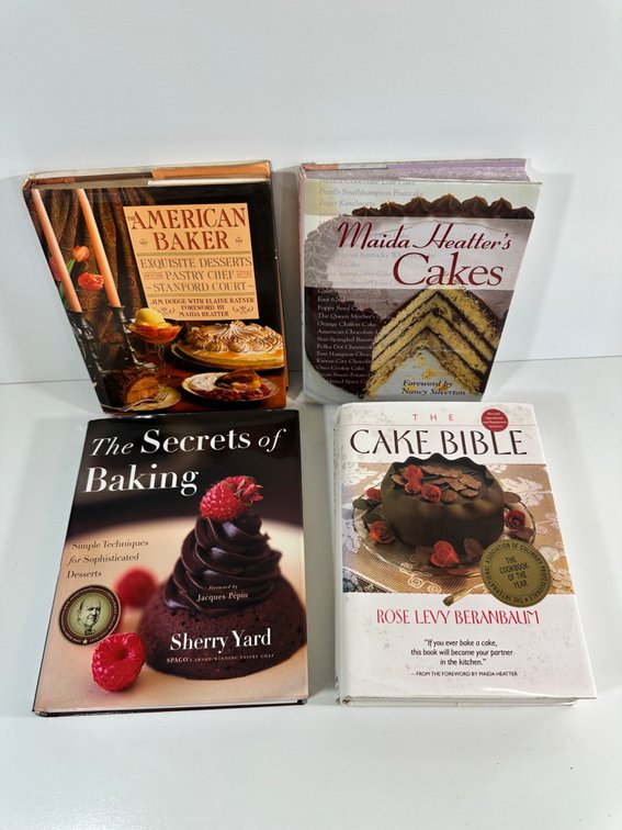 (X's 4) Lot of Four Essential Baking Cookbooks
