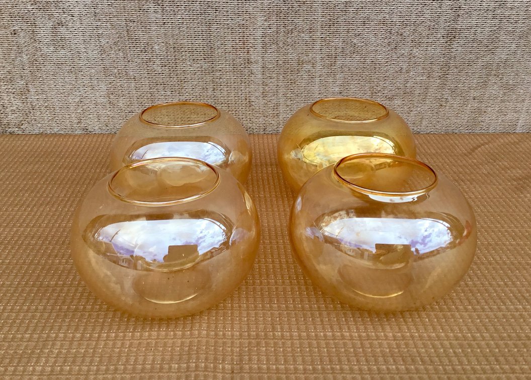 Hand Painted Candle Holders