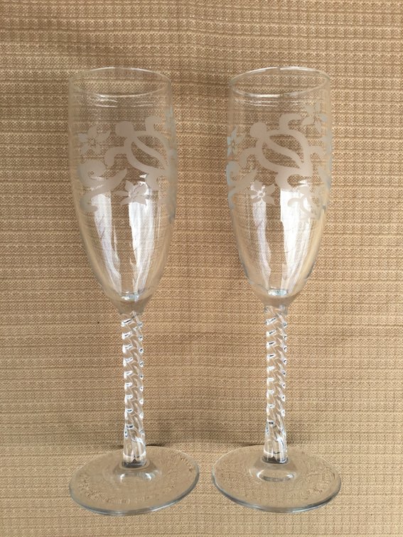 Turtle Champagne Glasses
