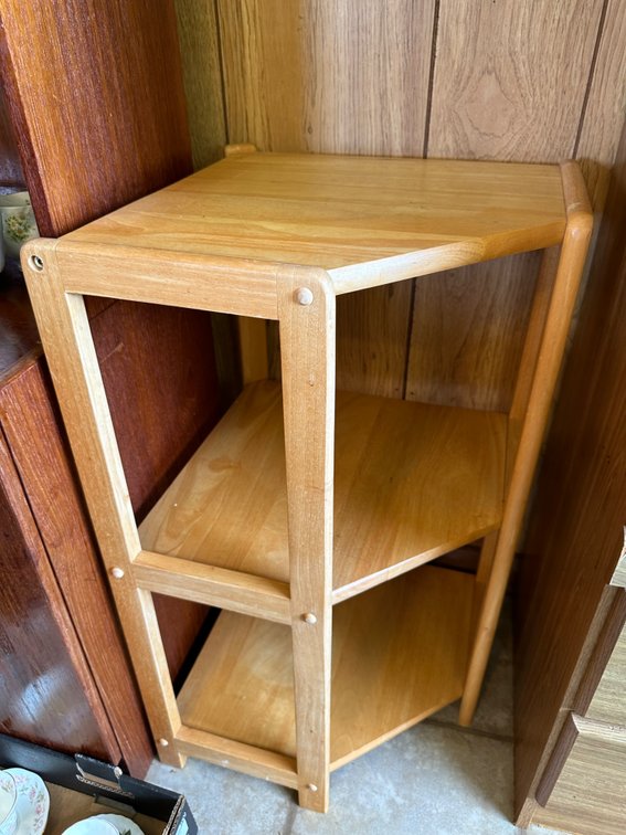 Three Tier Corner Shelf