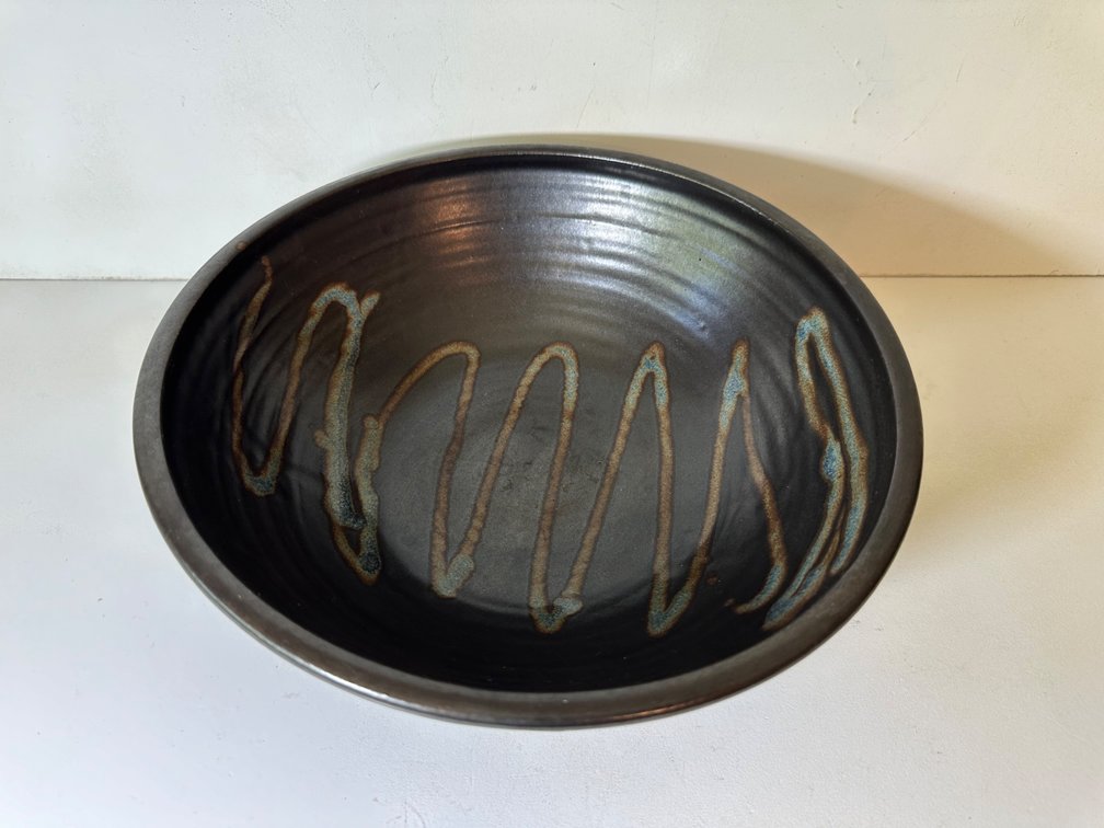 Artist Signed Pottery Artisanal Bowl