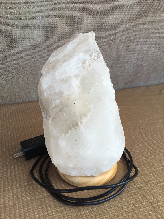 Salt Table Lamp