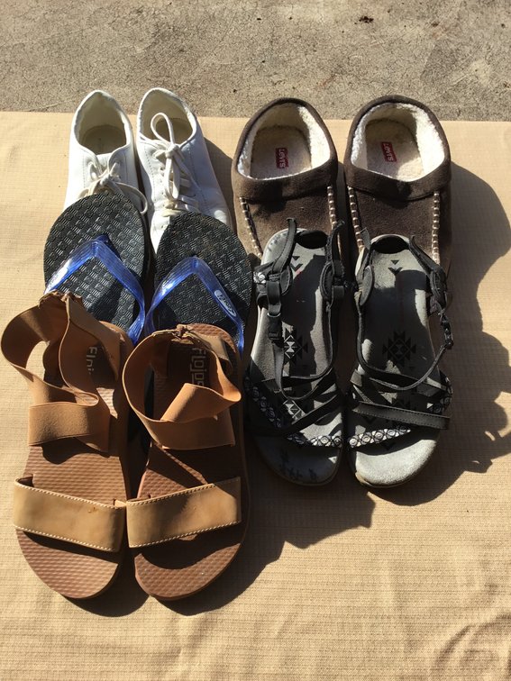 Five Pairs of Shoes