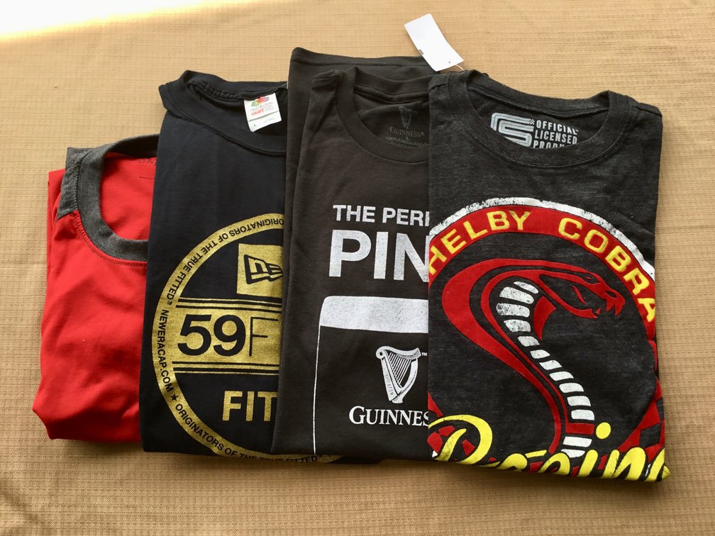 Four Brand New Shirts Size Large