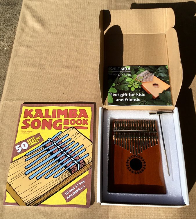 Kalimba Musical Instrument w/ Songbook 