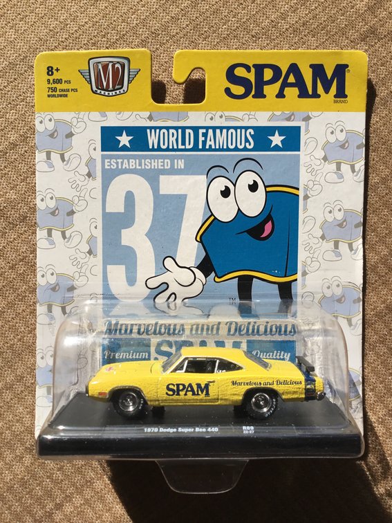 Die Cast Spam Dodge Super Bee