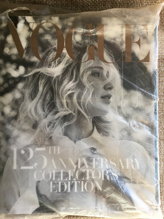 Unopened 125th Anniversary Vogue Magazine