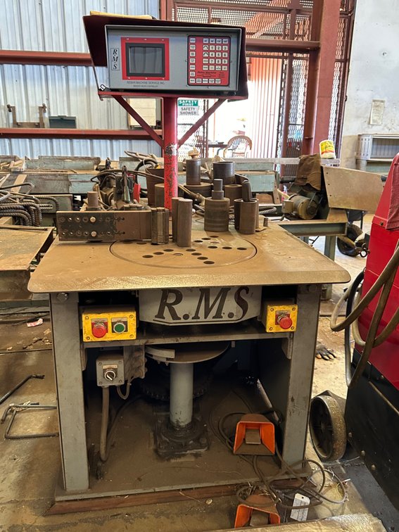 RMS Rebar Machine Model 11 Mechanical Bender - Includes Attachments