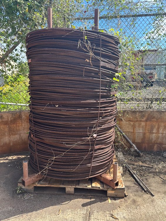 Large Roll of Rebar