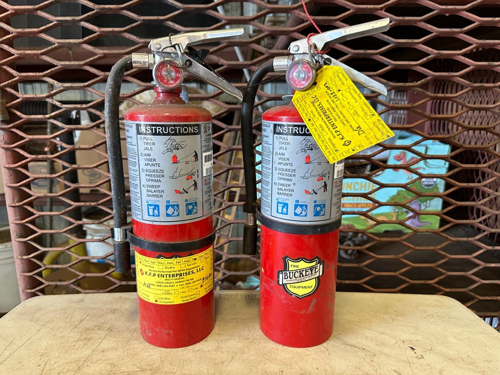(X's 2) Fire Extinguishers 