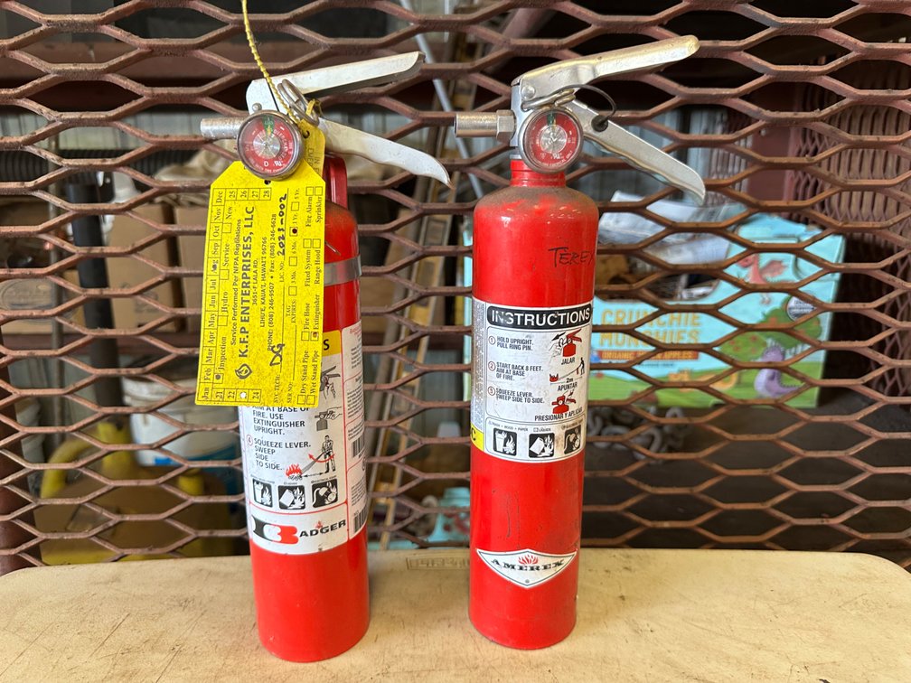 (X's 2) Fire Extinguishers 