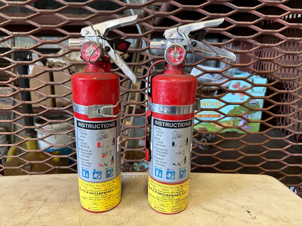 (X's 2) Fire Extinguishers 