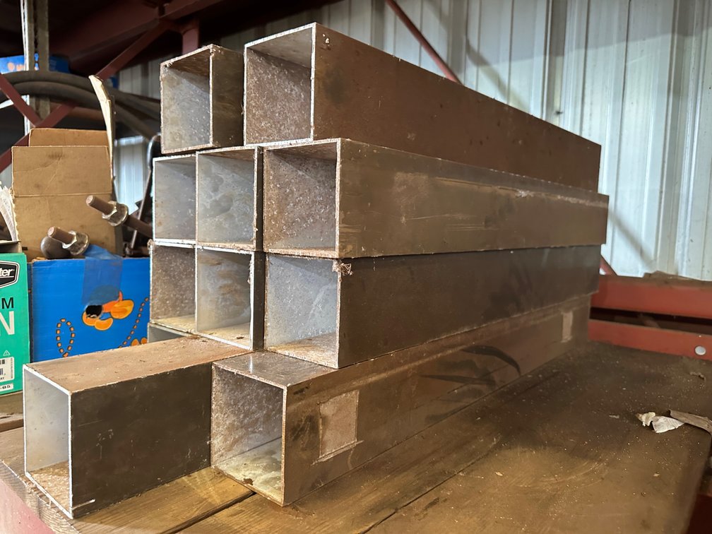 Lightweight Aluminum  Square Hollow Tubing