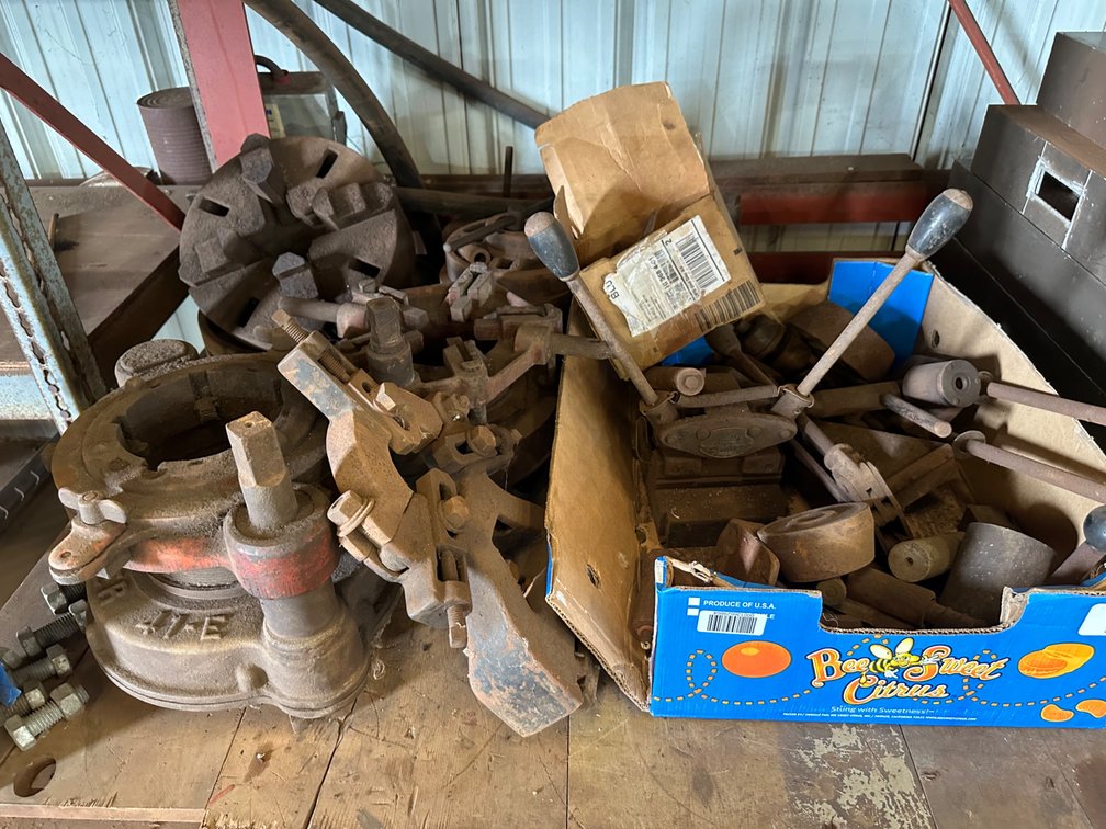 Mixed Lot of Various Heavy Machinery Parts