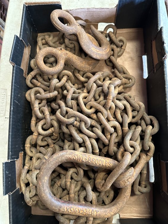 SWL-8600lbs Chain and Hooks